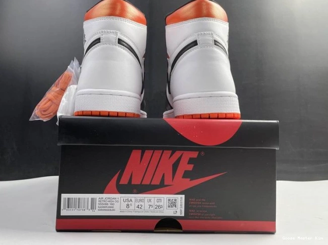 Electro High Jordan Orange Air 1 555088-180 Retro 0630